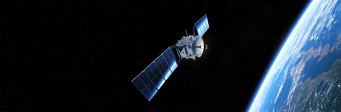 Image: Satellite on the orbit