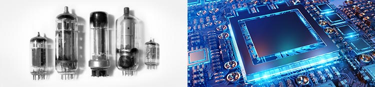 Vacuum tubes to silicon processors