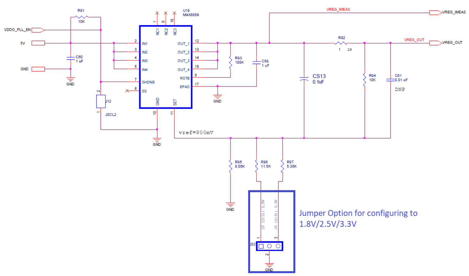 Figure 4. Supply Regulator for PLLs