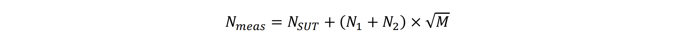 Measured Noise Formula