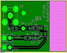 Bild: Evaluierungsplatine SiT6081