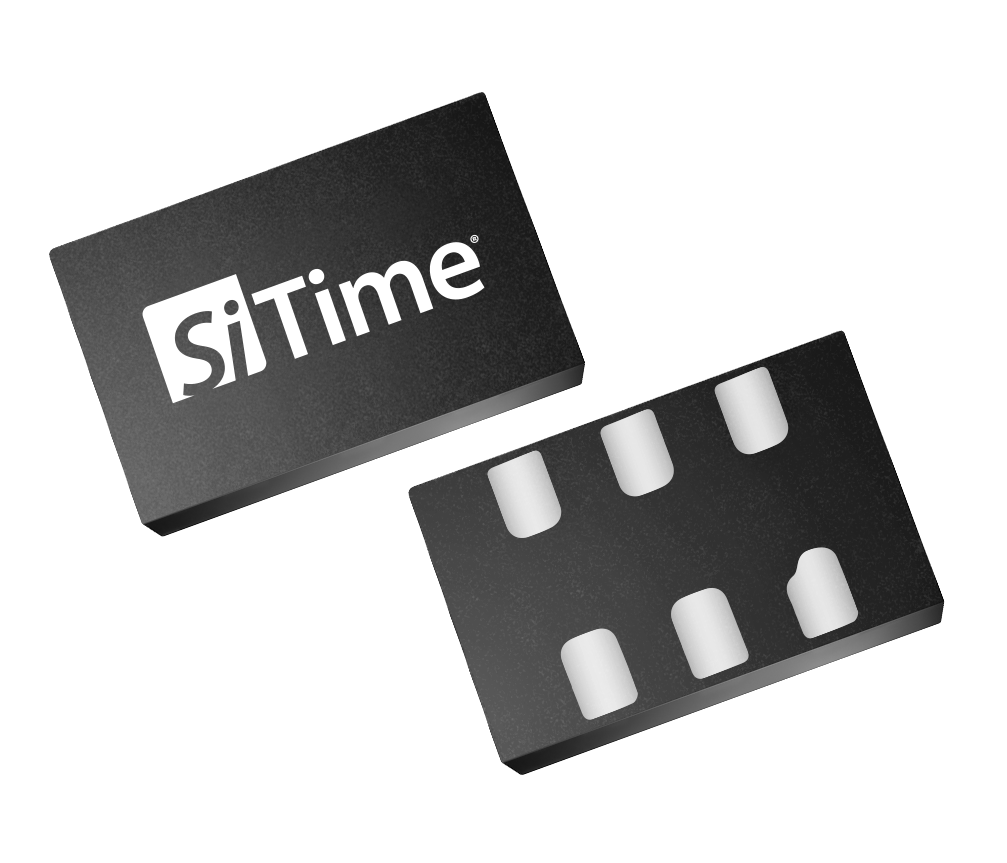 Digitally Controlled Ruggedized Oscillator 6-pin Package Top Bottom