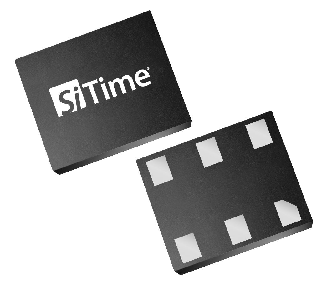 Image: 6-pin 2.0x1.6 Atna oscillator package, top & bottom