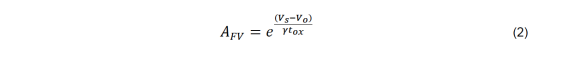 Equation 2 Afv