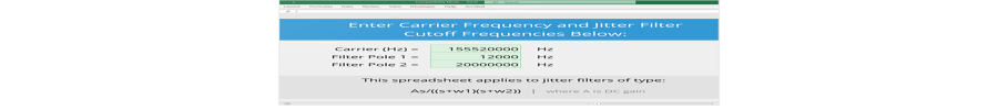 Image: Jitter Budget Calculator screenshot