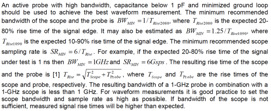 Examples of good probing practices