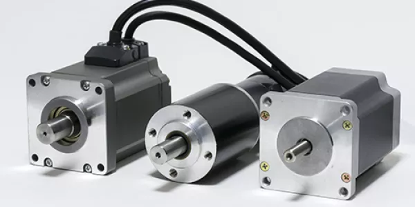 Electric motors (AC servo motor, DC brush-less motor, and stepping motor)