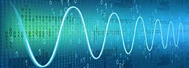 Graph harmonic damped oscillations on binary code background