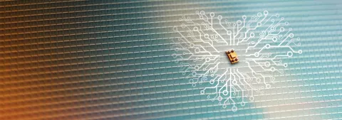 heartbeat with timing chip on wafer