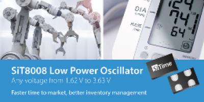 
<span>SiT8008 Low Power Oscillator - Faster Time to Market</span>
