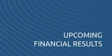Upcoming Financial Results news image