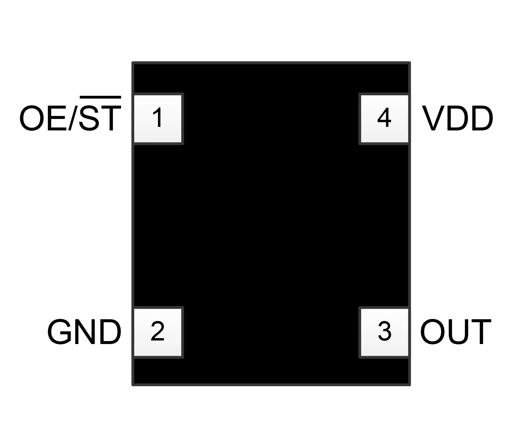 SiT8208 pin assignments 