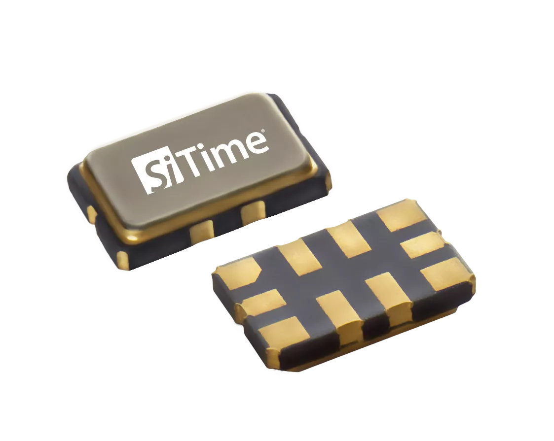 Image: SiT5387 ceramic 5032 10-pin package, top & bottom
