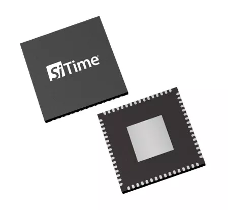 Image: SiT95141 clock generator 64-pin package, top & bottom
